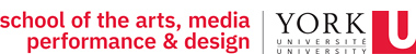 York University School of the Arts, Media, Performance & Design logo